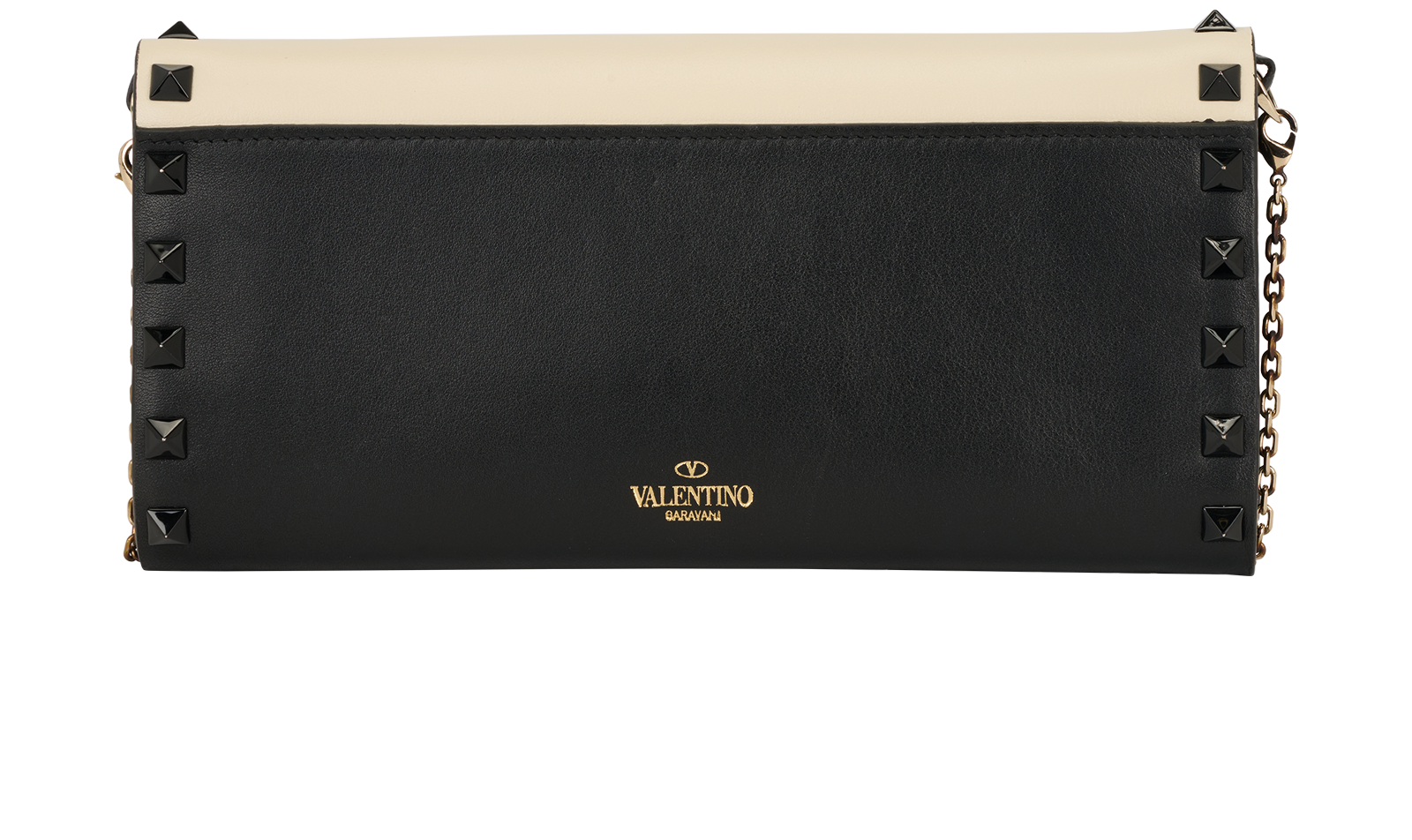 Valentino Rockstud WOC, &pound;320, Handbags, Black, Leather, Back view